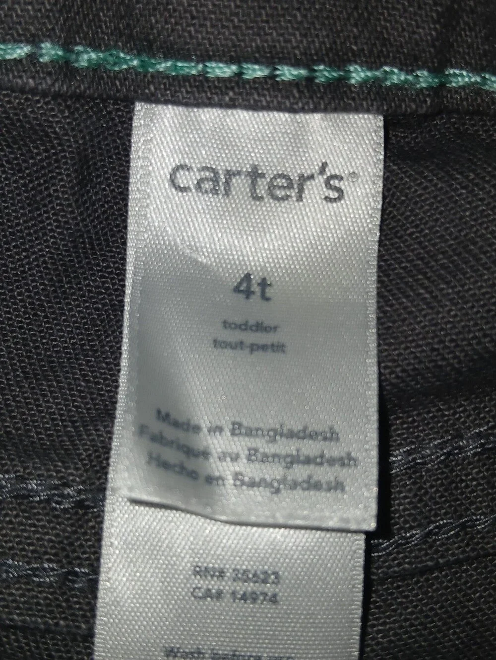 Carter's Kids Denim Shorts and Gray Stretch Shorts - 2-Pack 4T